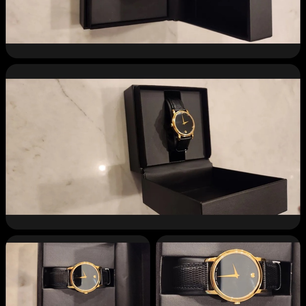 Movado yellow watch ( unisex)